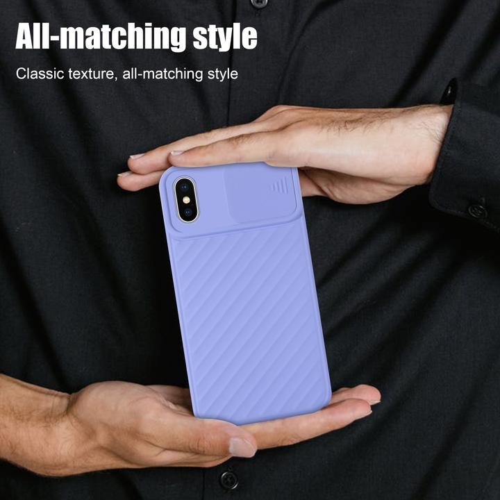Immagine prodotto Cadorabo Cover in TPU con protezione della fotocamera (Apple iPhone X)