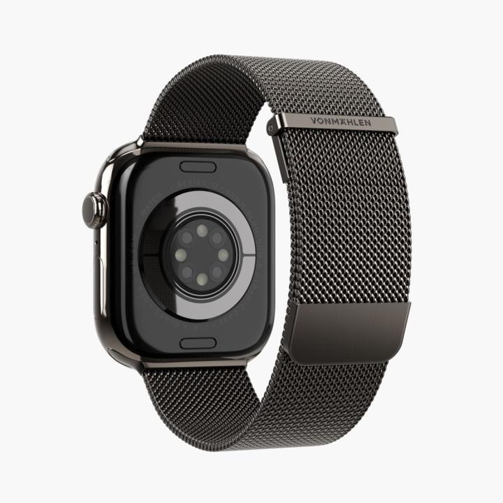Actual product image Vonmählen Milanesearmband 2 für Apple Watch 42/44/45/49mm Granite Grey (Stainless steel)