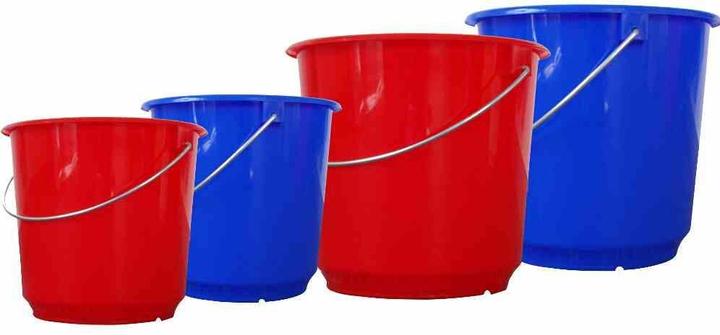 Produktbild Lockweiler Haushaltseimer aus Kunststoff in Farbe rot, 5 l, Ø 23x21 cm (1 Stk.)