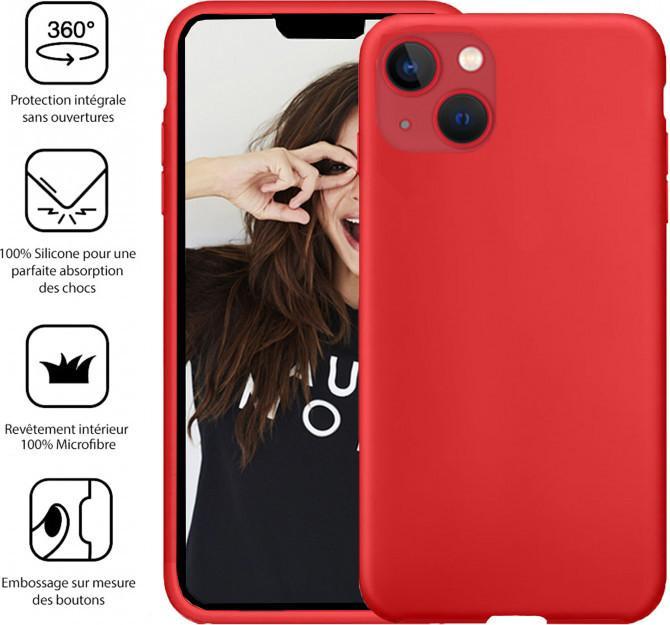 Produktbild Jaym Premium Silikonhülle, Rot Series (Apple iPhone 14 Plus)