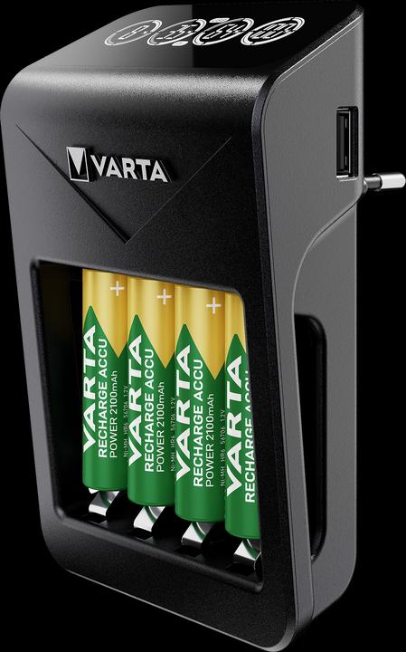 Produktbild Varta LCD Plug Charger+ (1 Stk., AA, 2100 mAh, Ladegerät inkl. Akku)