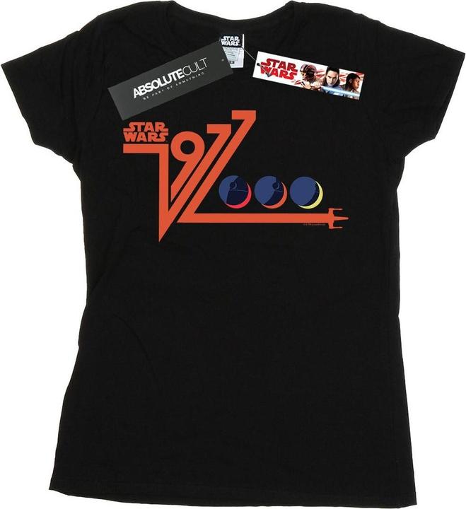 Immagine prodotto Star Wars Retro 1977 Death Star Maglietta Donna (L)