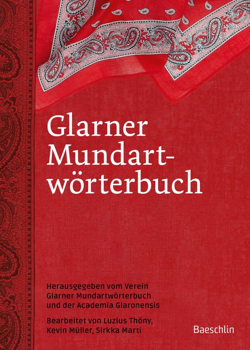 Actual product image Glarner Mundartwörterbuch (German, Glarus Dialect Dictionary Association, Steve Nann, 2024)