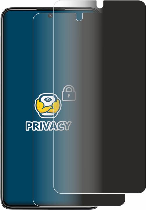 Productafbeelding BROTECT Anti-spionnetje privacyfolie Beschermfolie tegen blauw licht (2 Stuk, Xiaomi Poco X4 Pro 5G)