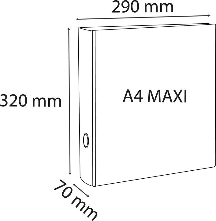 Immagine prodotto Exacompta Raccoglitori ad anelli (A4, 70 mm, 1 Pezzo/i)
