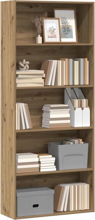 Image du produit VidaXL Bücherregal Bücherschrank Standregal Raumteiler Wandregal Artisan-Eiche (80 x 30 x 189 cm)