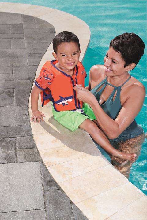 Actual product image Bestway swimming vests with sleeves, 18-30kg, 3-6 years, assorted, 32147