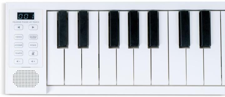 Produktbild Carry-On Piano 49 Touch White opvouwbare piano 49 toetsen (49 Tasten)