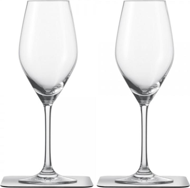 Actual product image Silwy Outdoor Champagne Glass Crystal Glasses Set of 2 (20 cl, 2 Glasses, Champagne glasses)