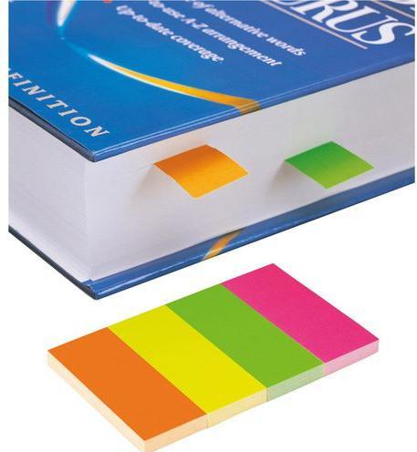 Immagine prodotto Office Depot Strisce indice 20x50 mm neon (2 x 10,5 x 5 cm)