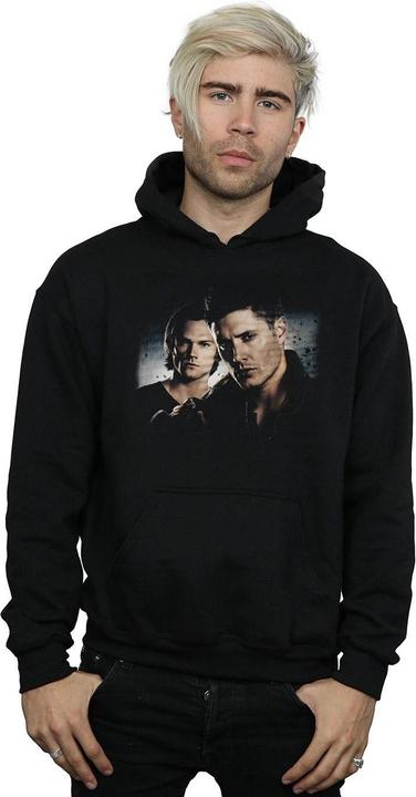 Actual product image Supernatural Mens Sam And Dean Poster Hoodie (S)