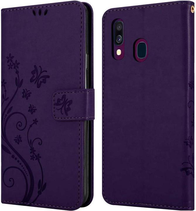 Actual product image Cadorabo Flower Book Cover (Samsung Galaxy A40)