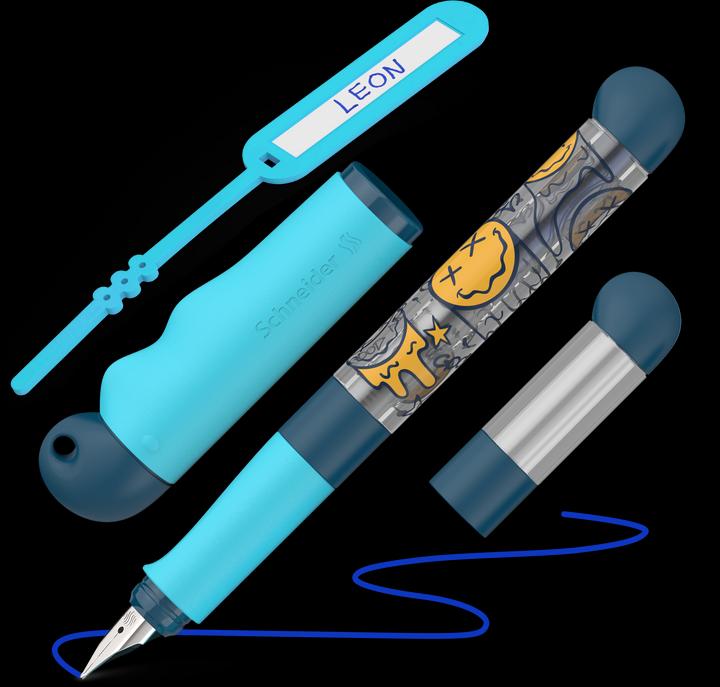 Image du produit Schneider Stylo Cartouche A Base Kid bleu-turquoise (bleu-turquoise, 1 x)