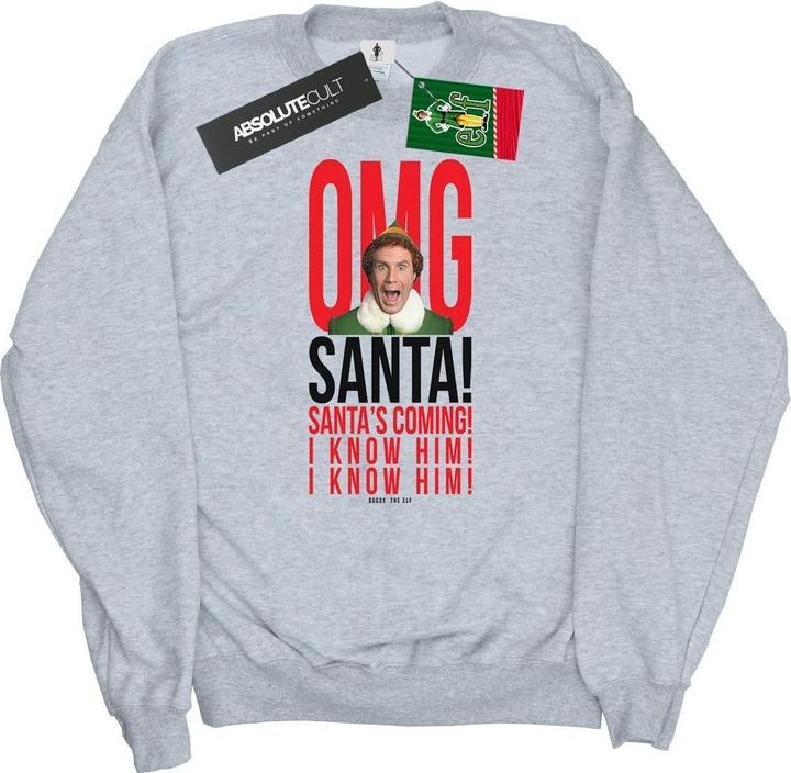 Produktbild Elf OMG Santa I Know Him Sweatshirt (XL)