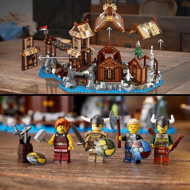 Immagine prodotto LEGO Idee Villaggio Vichingo (21343, LEGO Ideas, Set LEGO rari)