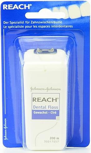 Produktbild Johnson & Johnson (ACT) Dental floss gewachst (blau) (200 m)