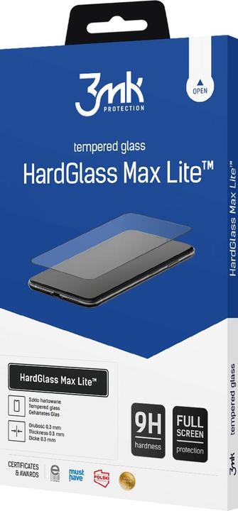 Actual product image 3MK Hardglass Max Lite screen protector (1 Piece, Samsung Galaxy S22 5G)