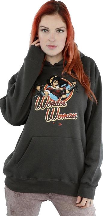 Immagine prodotto Wonder Woman Felpa con Cappuccio Distintivo Donna (L)