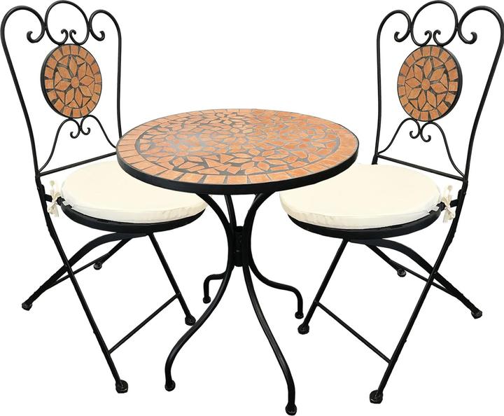 Actual product image Mojawo Mosaic seating set garden furniture garden set 3-piece set