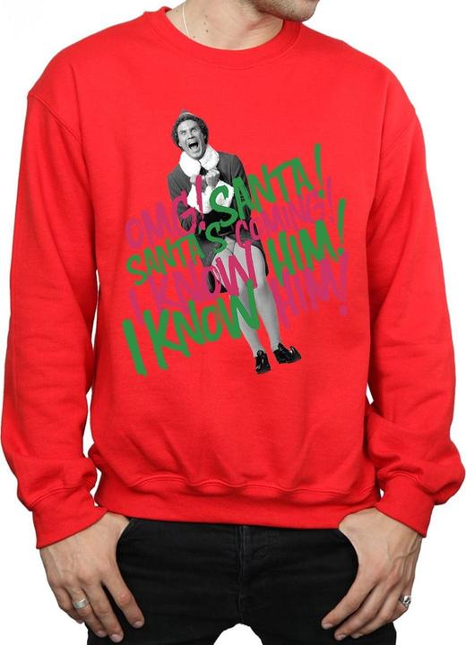 Produktbild Elf Santa's Coming Sweatshirt (L)