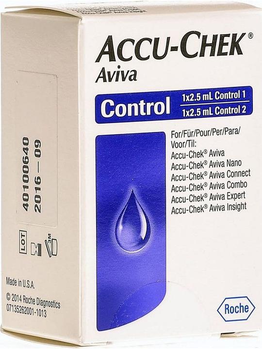 Image du produit Accu-Chek Solution de contrôle AVIVA 2 x 2. (Solution de contrôle)