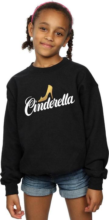 Actual product image Disney Girls Cinderella Shoe Logo Sweatshirt (152, 158)