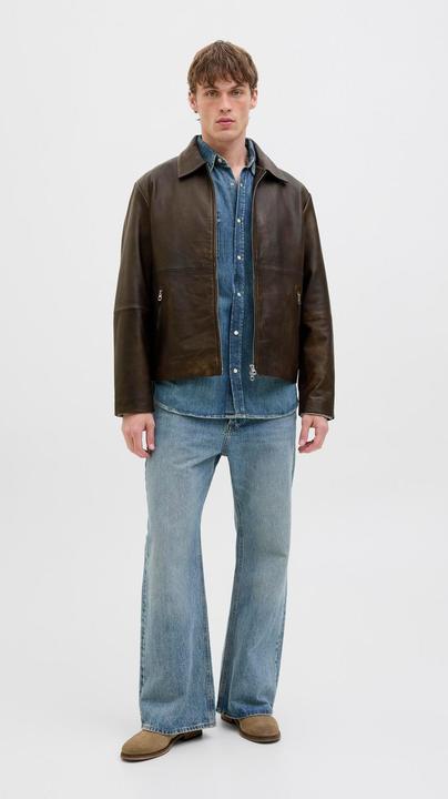 Produktbild Jack & Jones Lederjacke Lederjacke (XXL)
