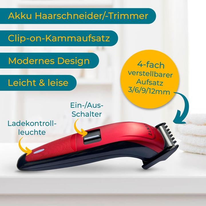 Actual product image Lentz Trimmer Cordless Beard Trimmer Battery Hair Clipper Set