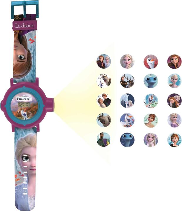 Actual product image Lexibook Disney Frozen - Digital Projection Watch (DMW050FZ) (English)