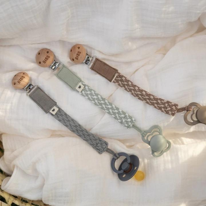 Immagine prodotto Bibs Catena a manichino intrecciata, Nuvola/Ferro (1 x)