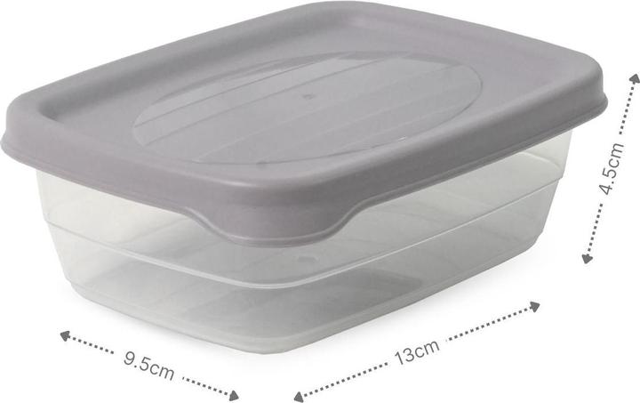 Produktbild Hobby 3er-Set Aufbewahrungsdosen Frischhaltedosen Vorratsdosen Stapeldosen (0.30 l)