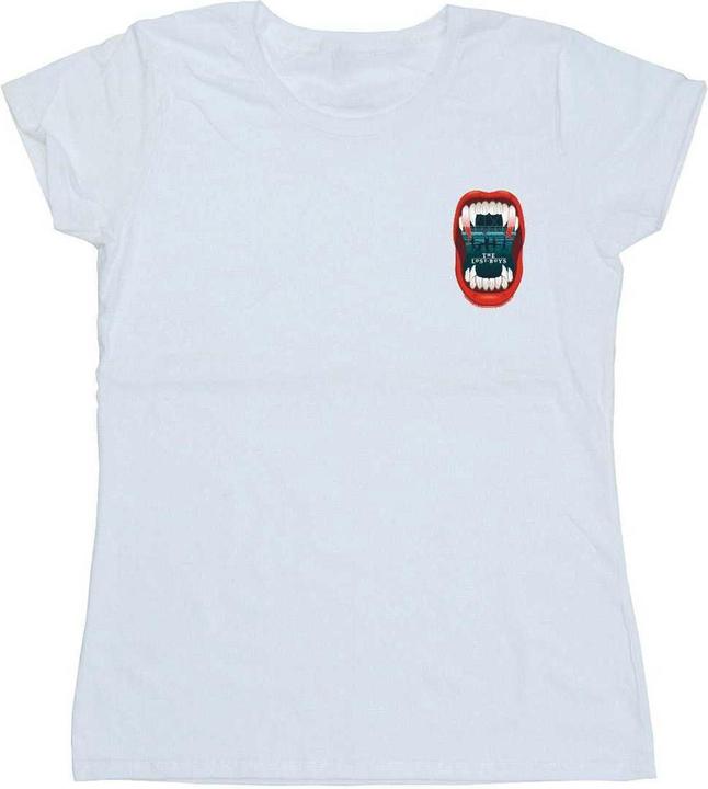 Actual product image The Lost Boys Womens/Ladies Teeth Pocket Cotton T-Shirt (S)