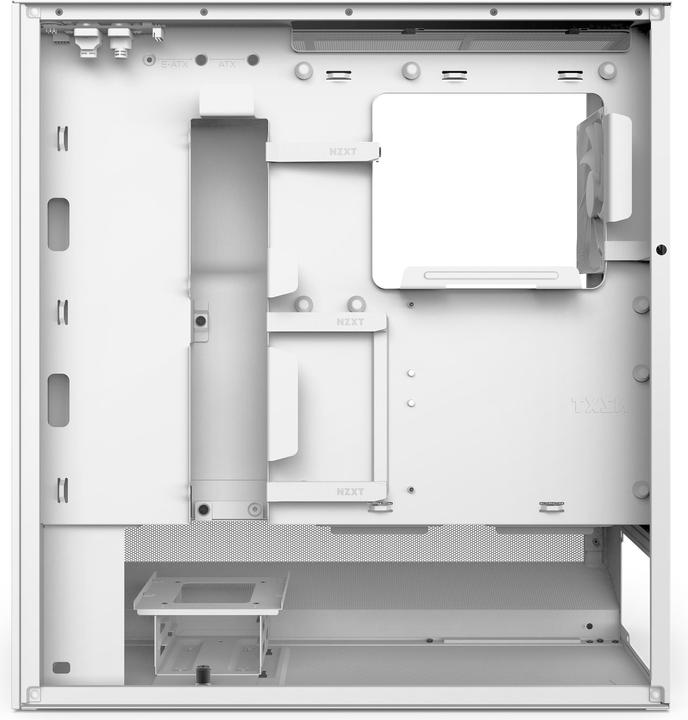 Produktbild NZXT H5 Flow RGB ( 2024 ) (weiss, Tempered Glass) (ATX, mATX, E-ATX, Mini-ITX)