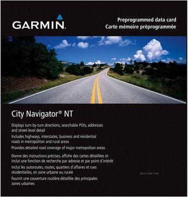 Actual product image Garmin City Navigator NT Florida and South America