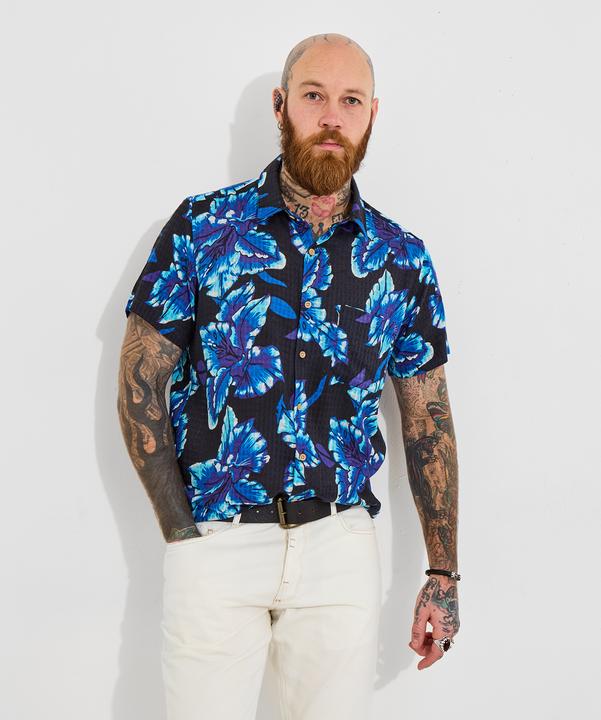 Produktbild Joe Browns Lightweight Textured Floral Short Sleeve Shirt (XL)