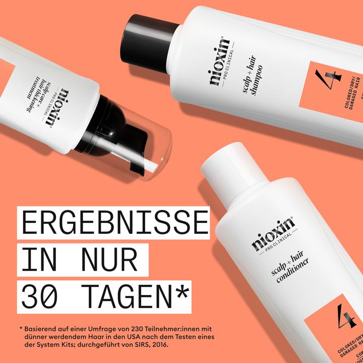 Produktbild Nioxin Scalp + Hair Thickening System 4 (Haarpflege set)
