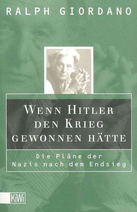 Immagine prodotto Wenn Hitler den Krieg gewonnen hätte (Tedesco, Ralph Giordano, 2000)