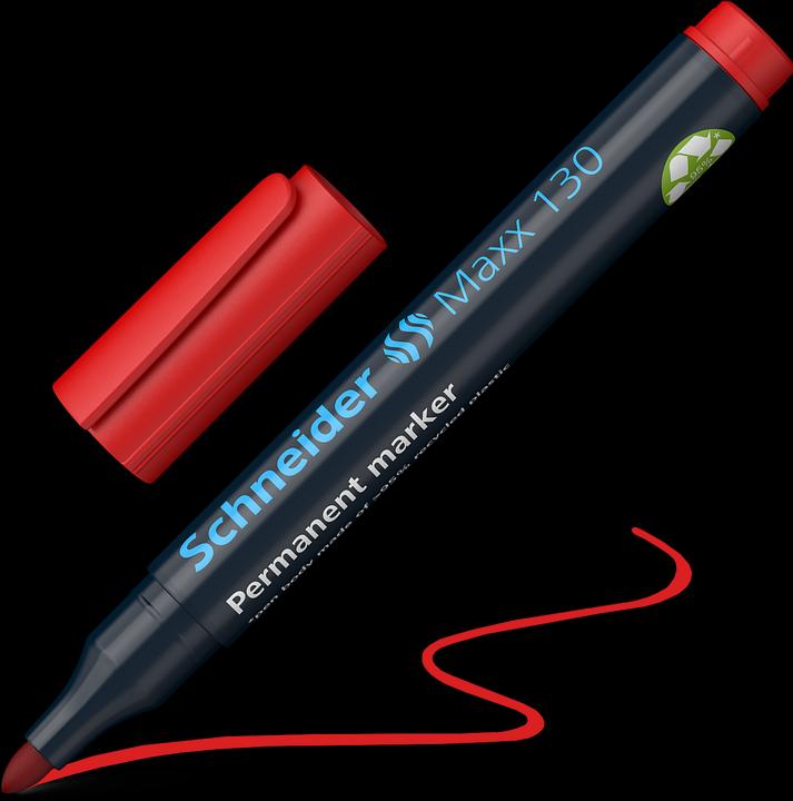 Produktbild Schneider Maxx 130 Permanent-Marker (Rot, 3 mm, 1 x)