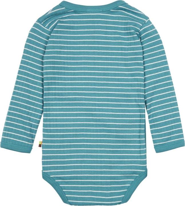 Actual product image loud + proud Wrap-around bodysuit Derby Rib (80)