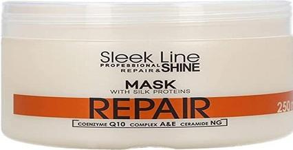 Produktbild Stapiz Sleek Line Repair Mask maska z jedwabiem do włosów zniszczonych 250ml (250 ml)