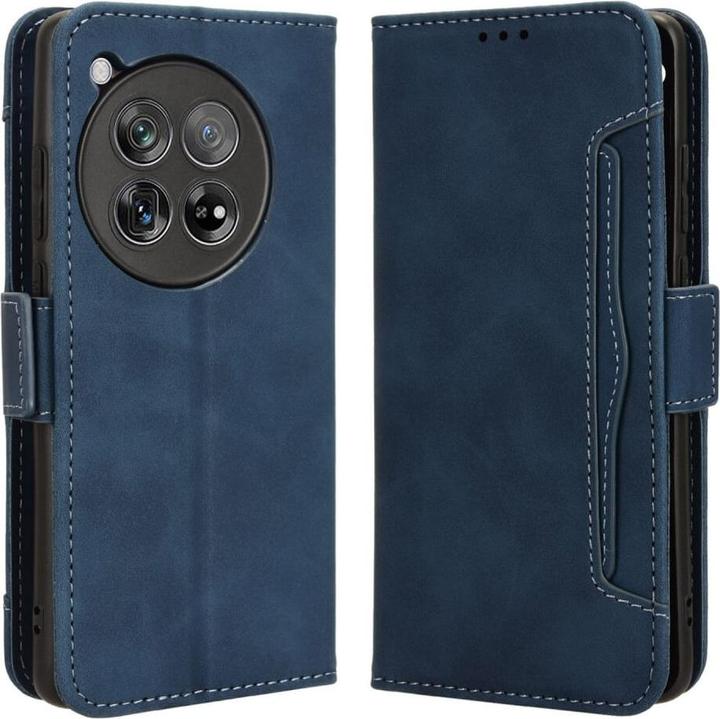 Actual product image Cover-Discount OnePlus 12 - Case with many card slots blue (OnePlus 12)