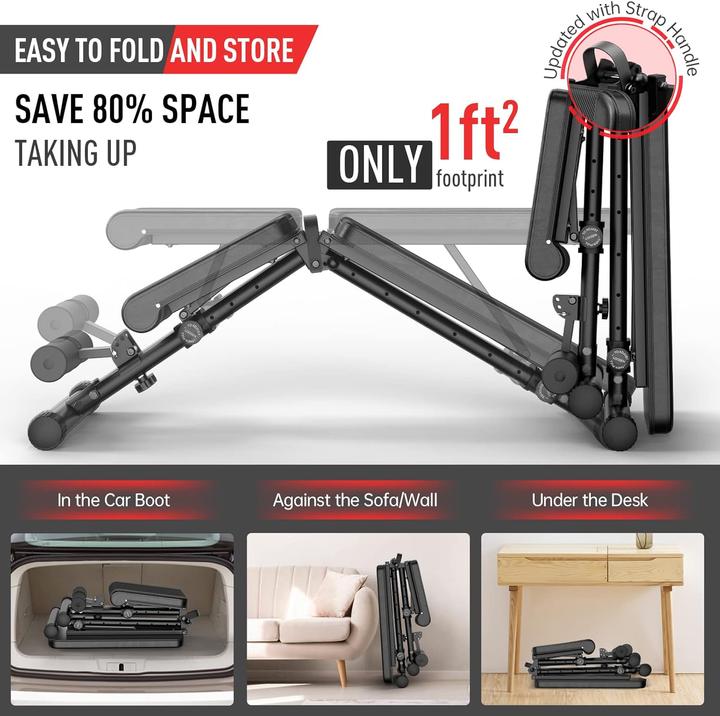 Actual product image Joroto MD35 Adjustable weight bench