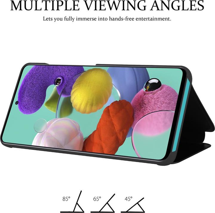 Actual product image Cadorabo Book Smart View Mirror Cover (Samsung Galaxy M40s)
