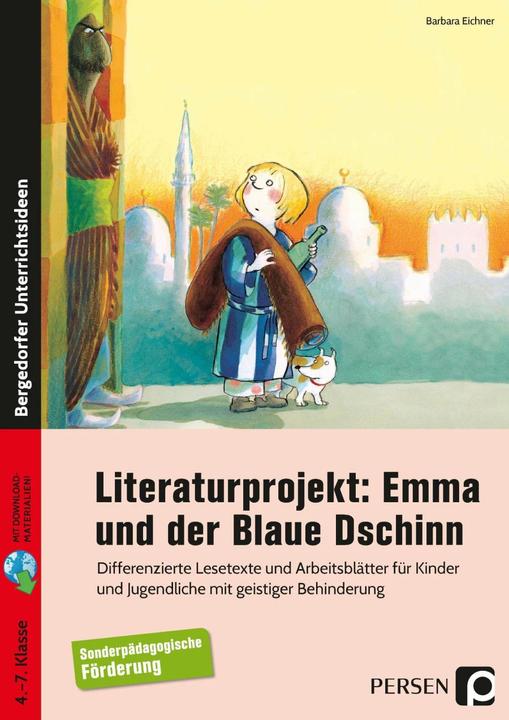 Immagine prodotto Literaturprojekt: Emma und der Blaue Dschinn (Tedesco, Barbara Eichner, 2021)