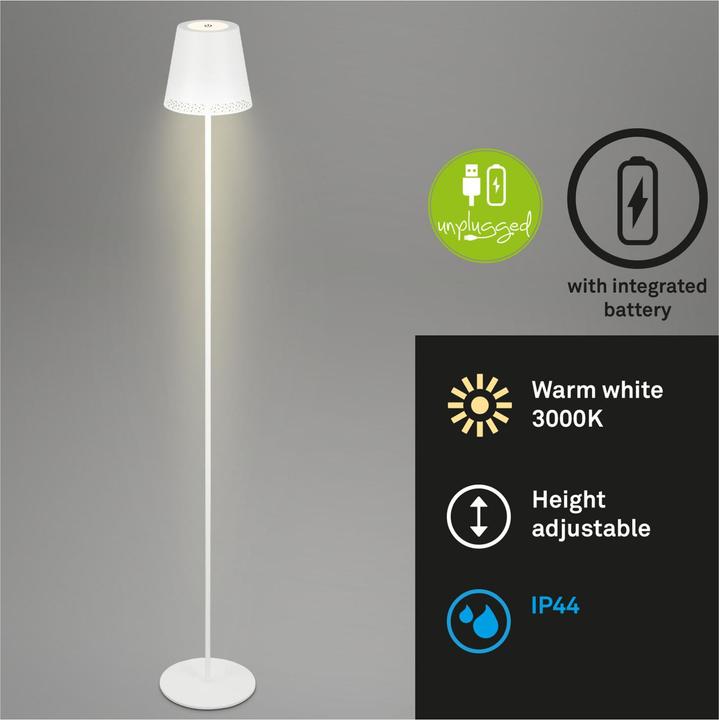 Actual product image Briloner Rechargeable LED floor lamp (400 lm)