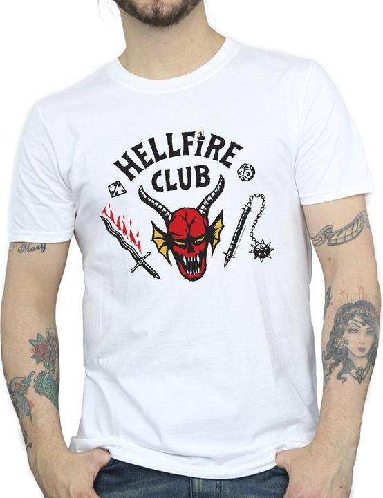 Immagine prodotto Netflix Stranger Things Hellfire Club Maglietta Uomo (4XL)
