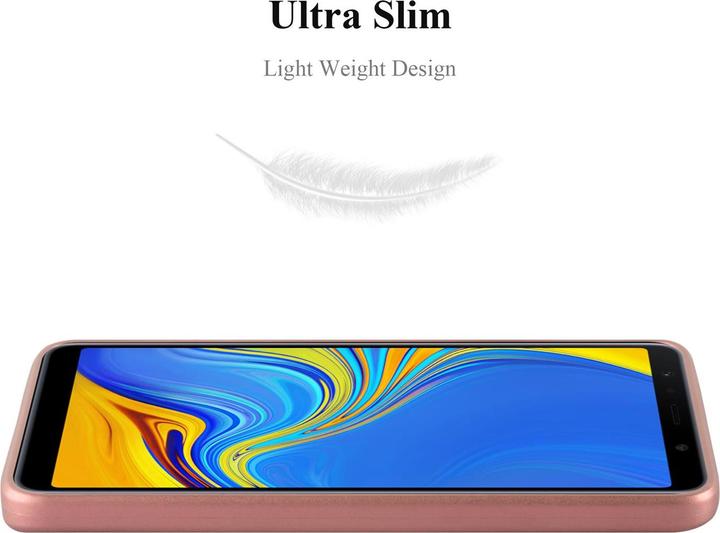 Productafbeelding Cadorabo TPU Matte Metallic hoes (Samsung Galaxy A7 (2018))