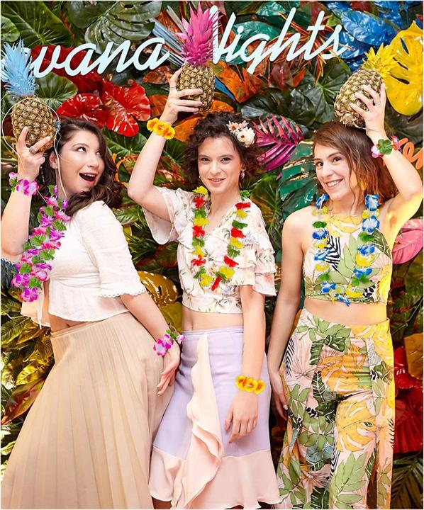 Image du produit I Am Creative Hawaii Blumen Kette Party Accessoires Deko OneSize 36er Set