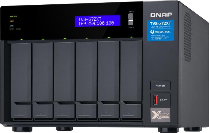 Actual product image QNAP TVS-672XT-i3-8G (0 TB)