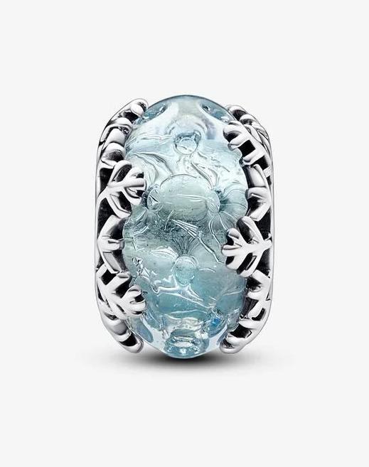 Actual product image Pandora Charm Murano Glass Snowflake (Sterling silver 925)